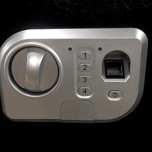 Hollon Portable HOLLON Biometric Pistol Safe - Quick Access w/ Fingerprint/Biometric Reader