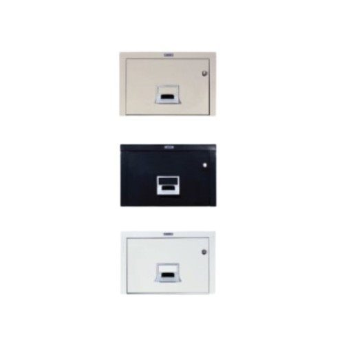 VICTOR FIREMASTER Four Drawer Legal File Cabinet -  Medeco Security Lock