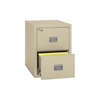 VICTOR FIREMASTER Two Drawer Legal File Cabinet- Medeco High Security Lock