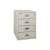 VICTOR FIREMASTER Four Drawer Lateral File Cabinet- Medeco Security Lock