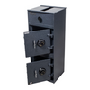GARDALL Heavy Duty Double Door Depository Safe- Choice of Lock