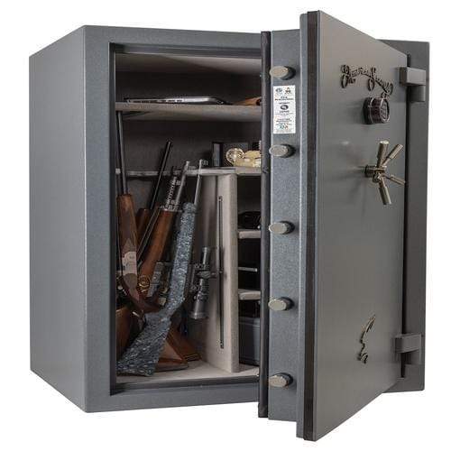 Amsec Safes Gun Safe American Securiyt NF Series - ETL 90 Minute Fire Rating, U.L. Listed RSC Burglary Rated, Stor-it PDO, (14) 1.5" Bolts, Gunmetal Gray Powder Coat, Black Nickel Hardware, ESL5 Electronic Lock Model: NF6036E5-LTN-F-GY-A
