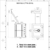 Hollon Safes Depository Safe HOLLON Through The Wall Safe Model: TTW-2015C