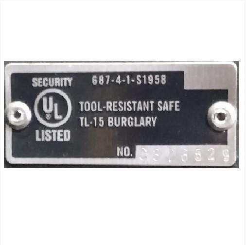 Hollon Safes Home Safe HOLLON TL-15 Rated Safe "Peace of Mind" Series Model: PM-5837E