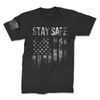 Leatherback Gear Shirt LEATHERBACK GEAR Black Stay Safe Flag Tee