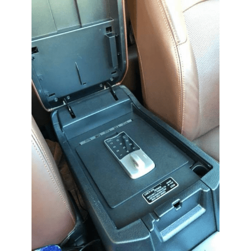 Lock'er Down Safes Car Safe LOCK'ER DOWN Console Safe 2010‐21 Toyota 4Runner w/ ExXtreme 4 Digit Lock Lid Option Model: LD2048EX/4D