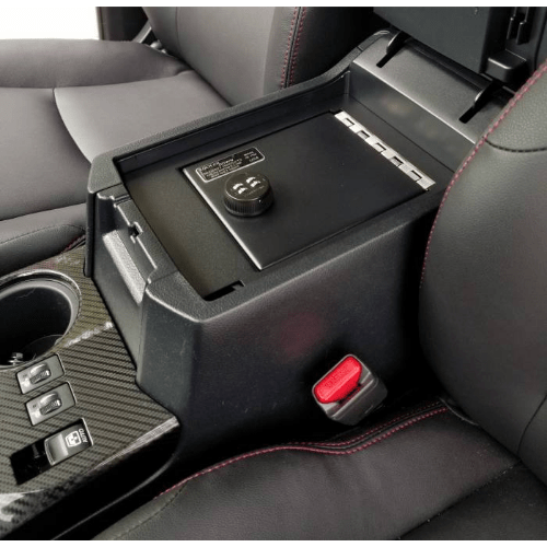 Lock'er Down Safes Car Safe LOCK'ER DOWN Console Safe 2010‐21 Toyota 4Runner w/ Standard 4 Digit Lock Lid Option Model: LD2048/4D