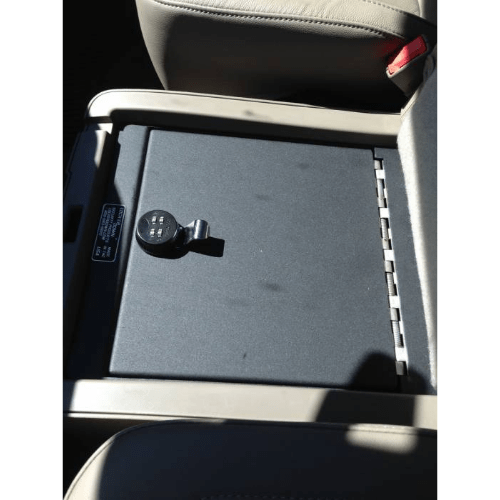 Lock'er Down Safes Car Safe LOCK'ER DOWN Under Seat Console Safe 2014 up Chevrolet Silverado & GMC Sierra 1500 Also  2015 ‐ 2018 1500, 2500 & 3500 Series w/ ExXtreme 4 Digit Lock Lid Option Model: LD2041EX/4D