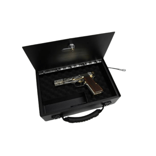 Lock'er Down Safes Gun Safe LOCK'ER DOWN Traveler Carry Safe w/ Standard 4 Digit Lock Lid Option Model: LD1929/4D