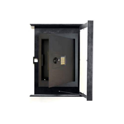 Tactical Walls Black Insert - Mirror TACTICAL WALLS 1420M - Black Finish - Black Insert - Mirror Magnetic-HINGED Model: BM20HMBKBKMRN52