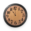 Tactical Walls Concealment Black Faux Wood Grain / Arabic TACTICAL WALLS 1410 - Concealment Wall Clock