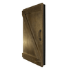 Tactical Walls Concealment Dutch Walnut TACTICAL WALLS - Concealment Mini Barn Door