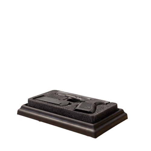 Tactical Walls Tissue Box TACTICAL WALLS Issue Box - Black Wood Grain Model: IBXBKG