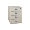 Victor FireMaster Business Safes VICTOR FIREMASTER Four Drawer Lateral File Cabinet- Medeco Security Lock